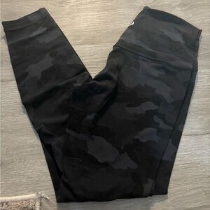 black camo leggings